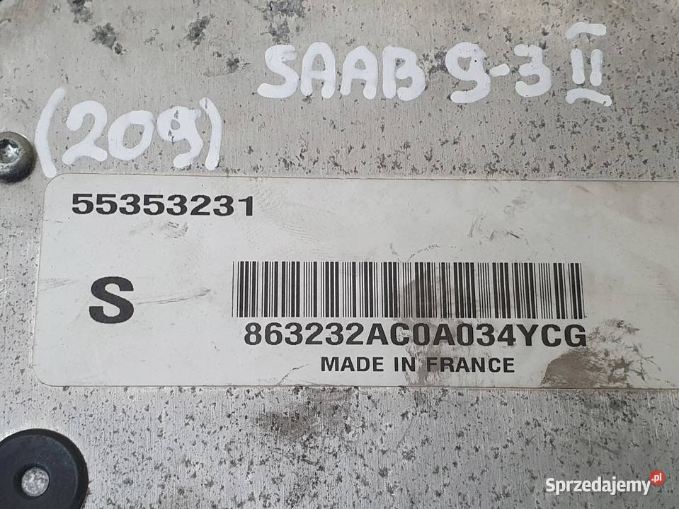 STEROWNIK SILNIKA komputer ECU Saab 93 93 II 20 Chełm