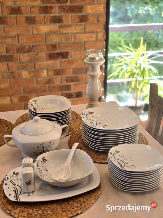Serwis obiadowy 43el vc442 vc460 drzewa zachodniopomorskie Szczecin