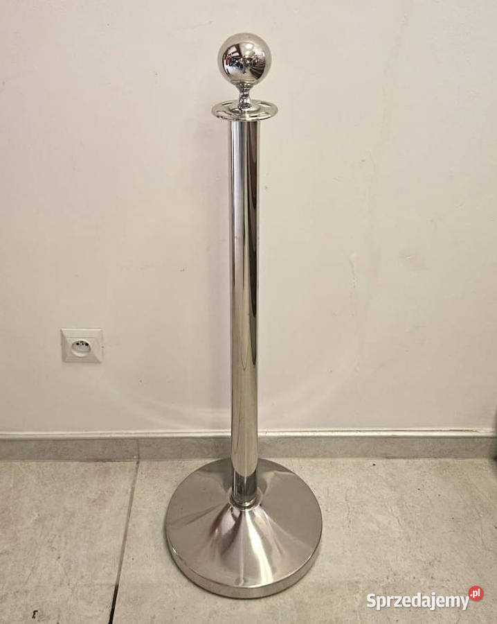 Słupek chromowany do sznura SŁUPEK ODGRADZAJĄCY Pozostałe Pszczyna