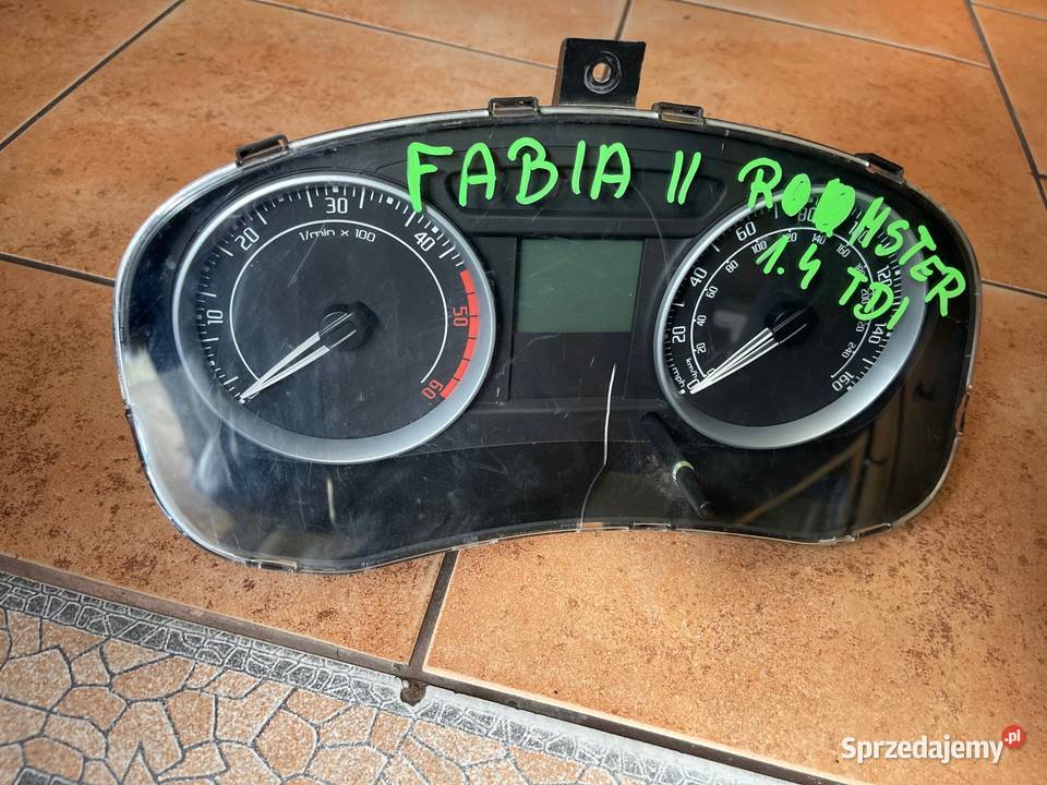Licznik Skoda Fabia II 5J0920911C Wyposażenie wnętrza Margonin