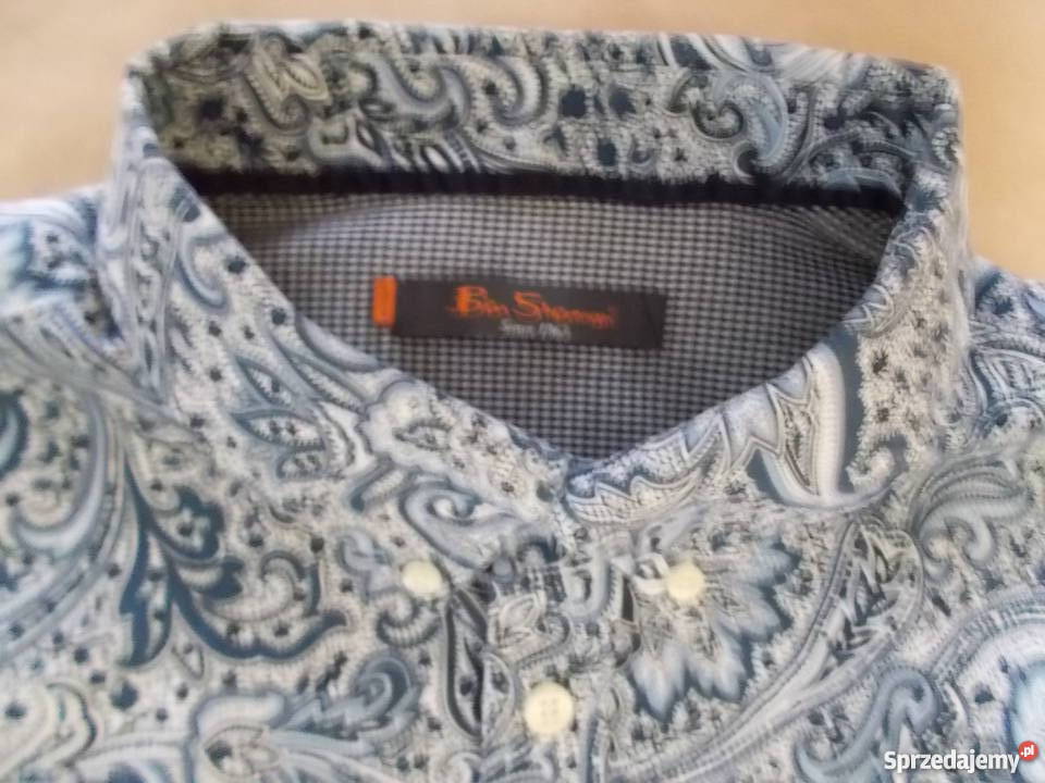 BEN SHERMAN UNIKALNA KOSZULA MĘSKA L 42 UK Tulce