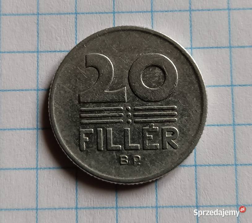 20 FILLER 20 FILLERÓW 1977 WĘGRY Piszczac sprzedam