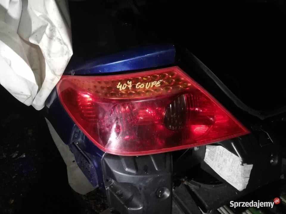 Peugeot 407 coupe lampa tylna lewa świętokrzyskie