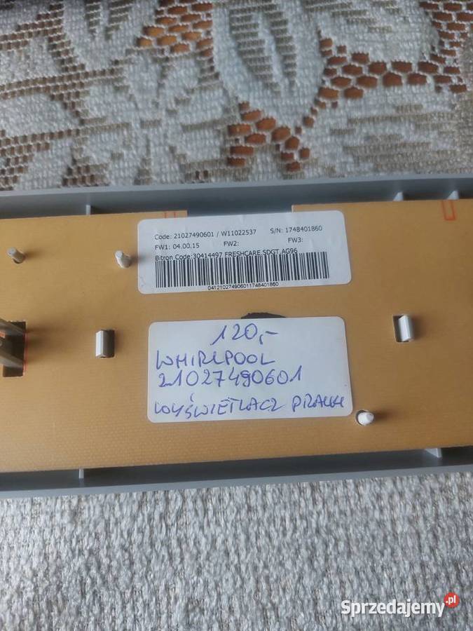 WHIRPOOL 21027490601 WYŚWIETLACZ PRALKI Nowy Sącz