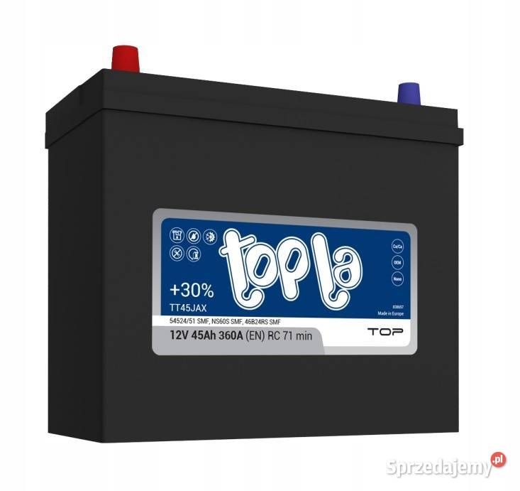 Akumulator Topla Top JIS 12V 45Ah 360A L TT45JAX Jelcz-Laskowice