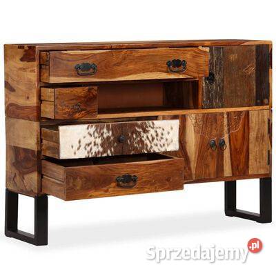vidaXL Szafka z litego drewna sheesham 115 x 30 Warszawa