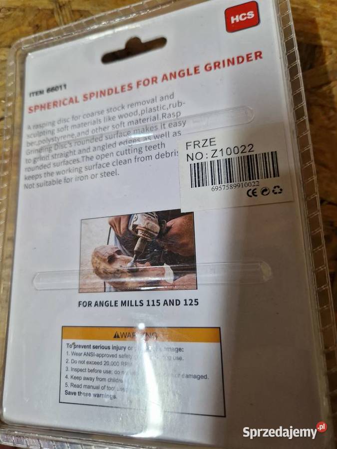 FREZ TARNIK KULISTY SFERYCZNY 40MM NA SZLIFIERKĘ Głogowa