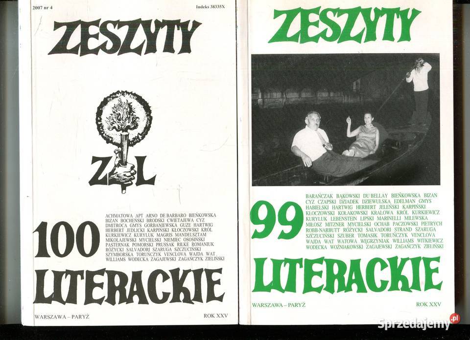 Zeszyty Literackie 99 XXV 100 XXV Szczecin
