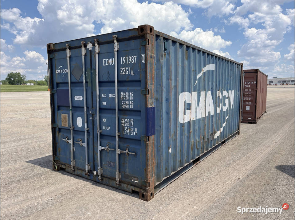Kontener morski magazynowy 20DV 6 metrowy Poręba