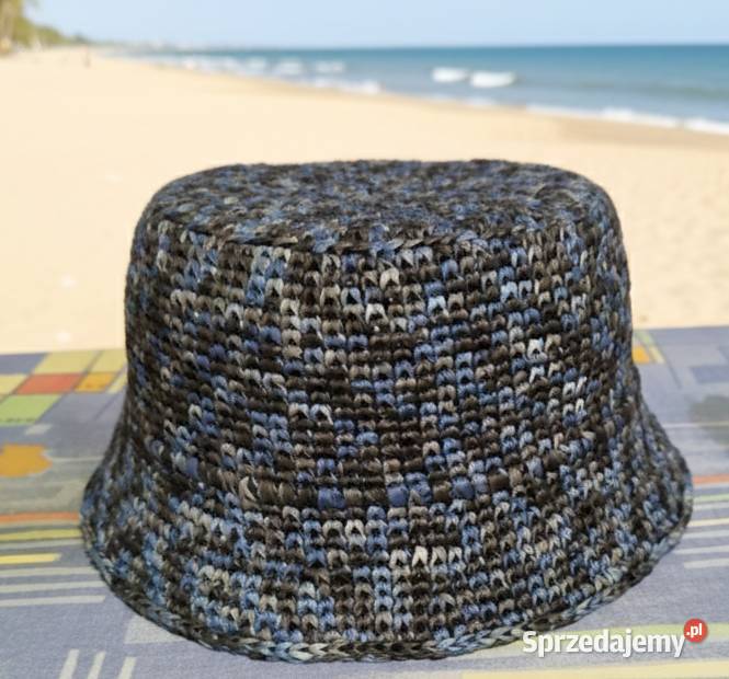 Kapelusz Panama i zawieszek na torebkę crochet Piotrków Trybunalski
