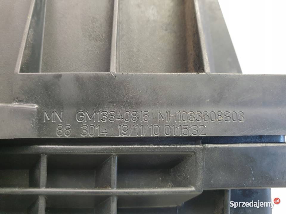 Opel Meriva B 14 16V OBUDOWA FILTRA POWIETRZA Rudka