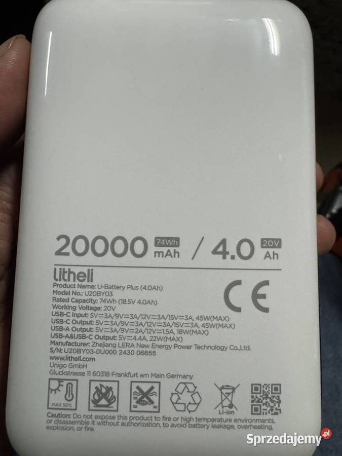 Wózek plażowy Litheli na akumulator Nowy Żary