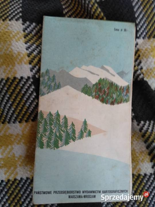 Stara mapa turystyczna Tatry i Pieniny Chrząstawa Mała sprzedam