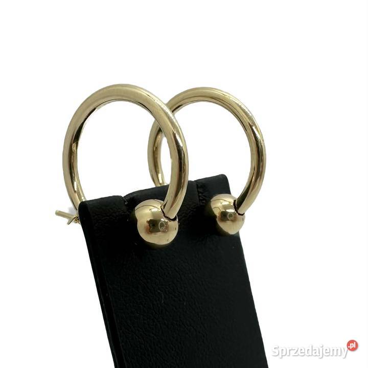 Złote kolczyki pr 585 107g