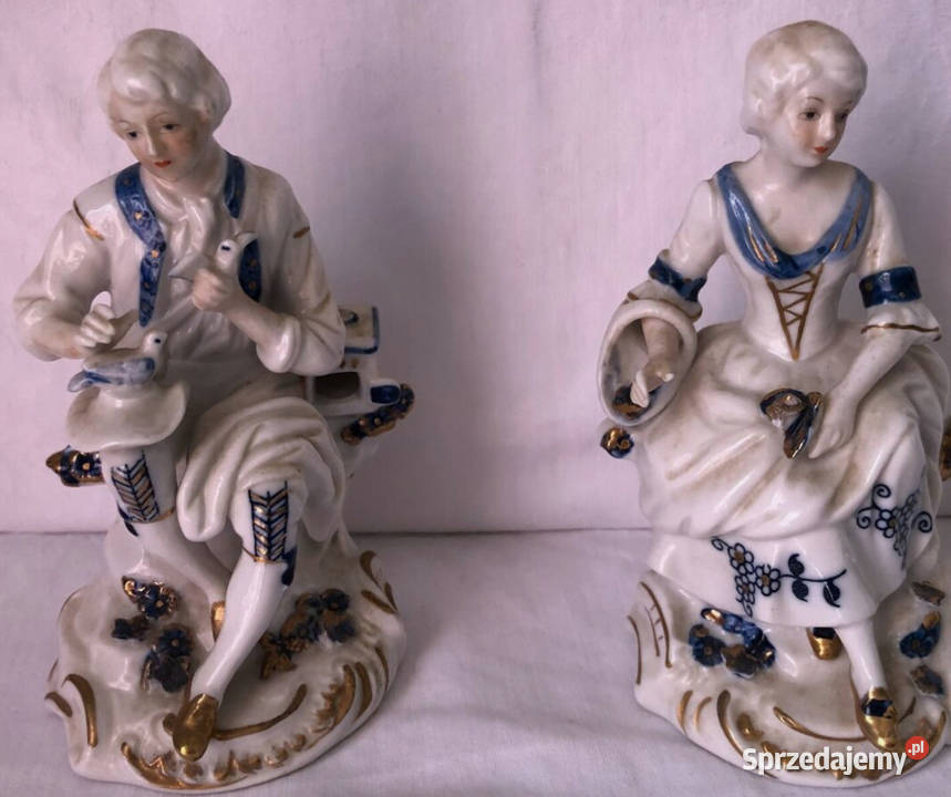 Porcelanowewiedeńskie figurki Sygnatura Zduńska Wola
