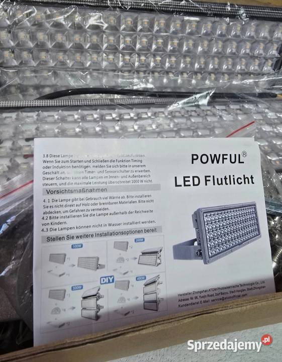 Lampa wewnętrzna zewnętrzna led halogen 4 Wrocław sprzedam
