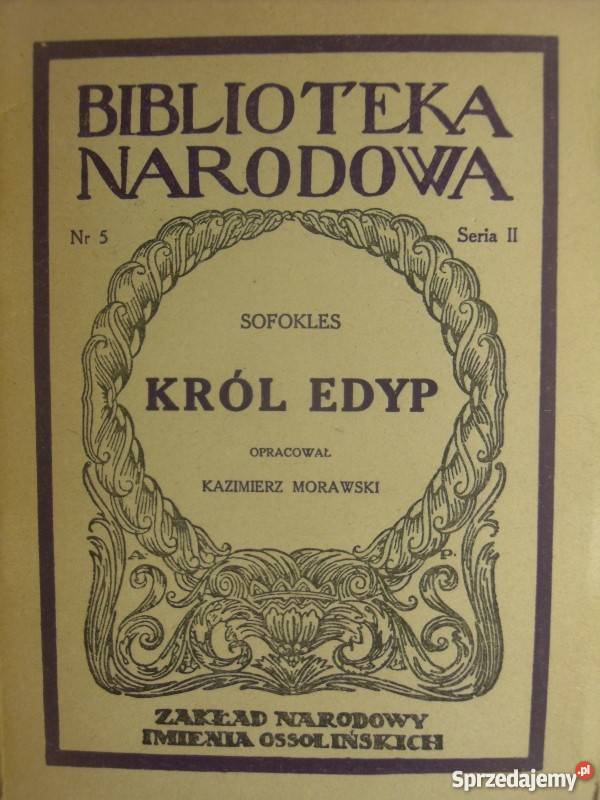 KRÓL EDYP SOFOKLES Wrocław