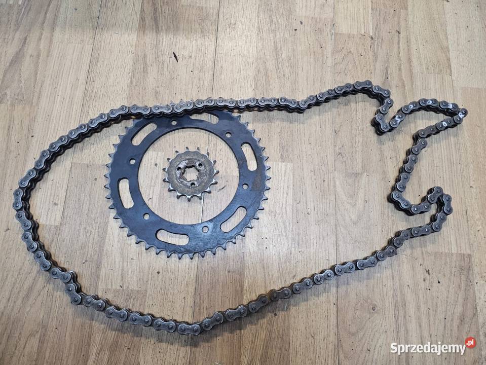 Suzuki DR 800 750 napęd zębatki łańcuch zębatka Części i akcesoria motocyklowe Jelenia Góra