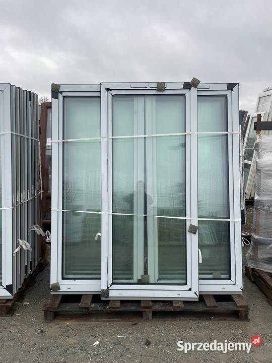 Okno balkonowe czarny mat 80x220 90x220 86x214 Wrocław sprzedam