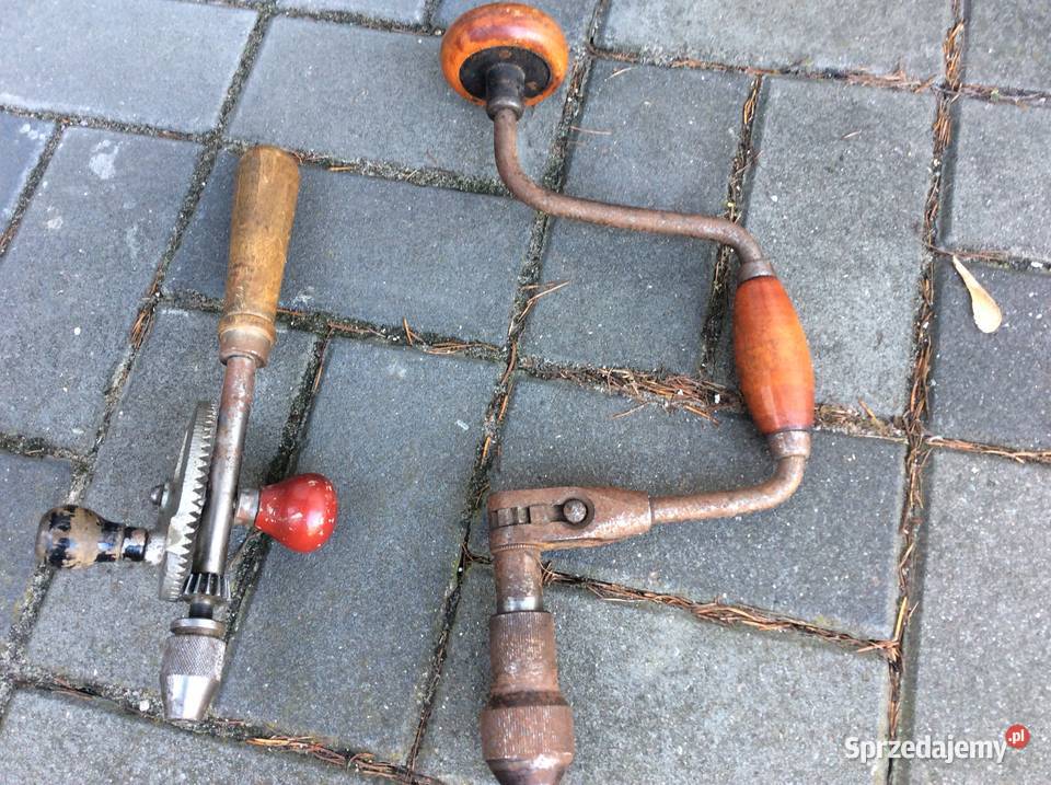 Zabytkowa przedwojenna wiertarka mazowieckie Zielonka