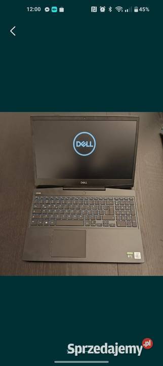 Laptop Gamingowy Dell G5 i710th rtx 2070 8gb Pilzno
