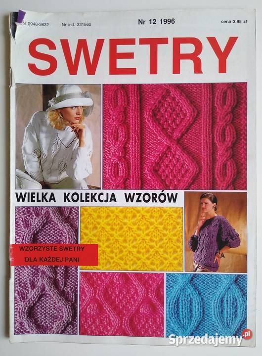 Swetry 121996 Wielka Kolekcja Wzorów druty Gdańsk