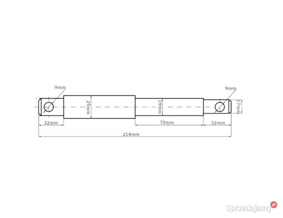 Sworzeń 19x25x19x17 mm kat12 Kramp Z325213KR Kamionna