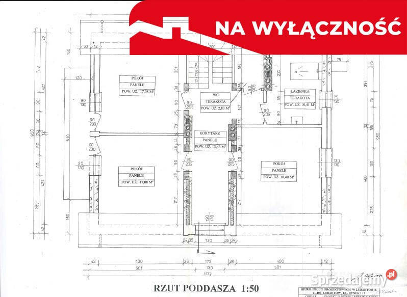 Dom stan surowym wszystkie media Lisów g
