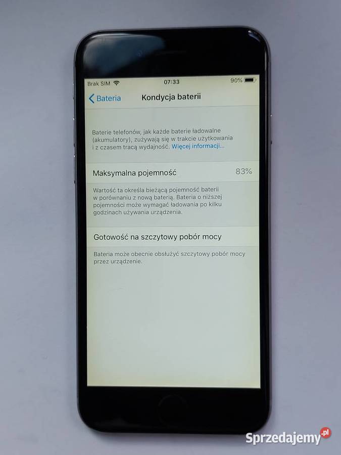 iPhone 6 16GB 83 baterii Srebrny Sprawny sprzedam