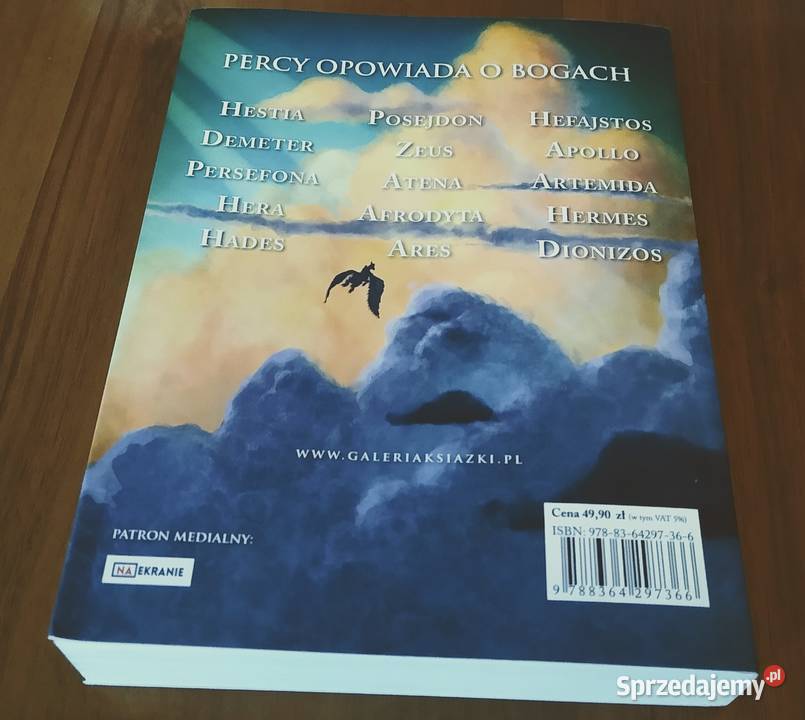 Greccy Bogowie według Percyego Jacksona Rick Proza i poezja Gdańsk