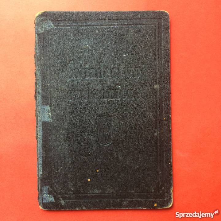 662 Świadectwo Czeladnicze Szczecin