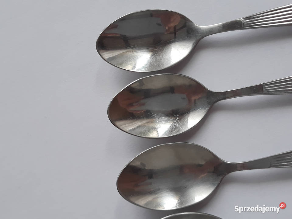 Łyżeczki do herbaty 1 PASECZKI PASKI Gerlach PRL Dąbrowa Górnicza