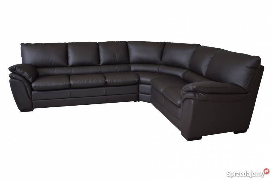 Wygodny narożnik Różne wymiary Skóra naturalna Warszawa