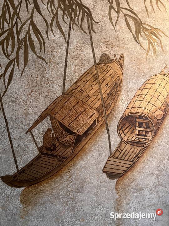 Orientalny obraz w technice laki Bytom sprzedam