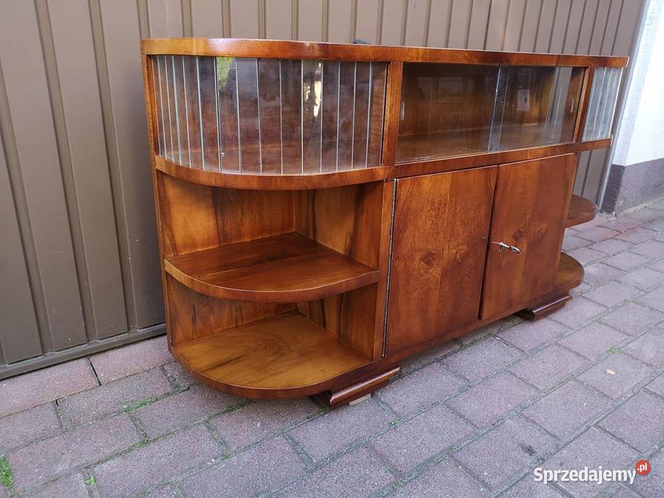 Komoda ARTDECO RTV Niska Orzech Unikat 118 Stara wielkopolskie