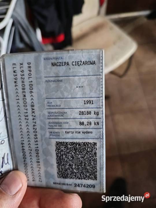Naczepa BROSHUIS rozciągana 21m osie skretne Pozostałe