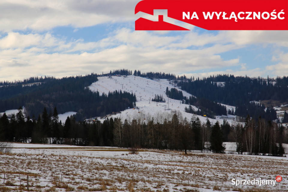 Inwestycyjna działka stoku narciarskim Czarna Góra