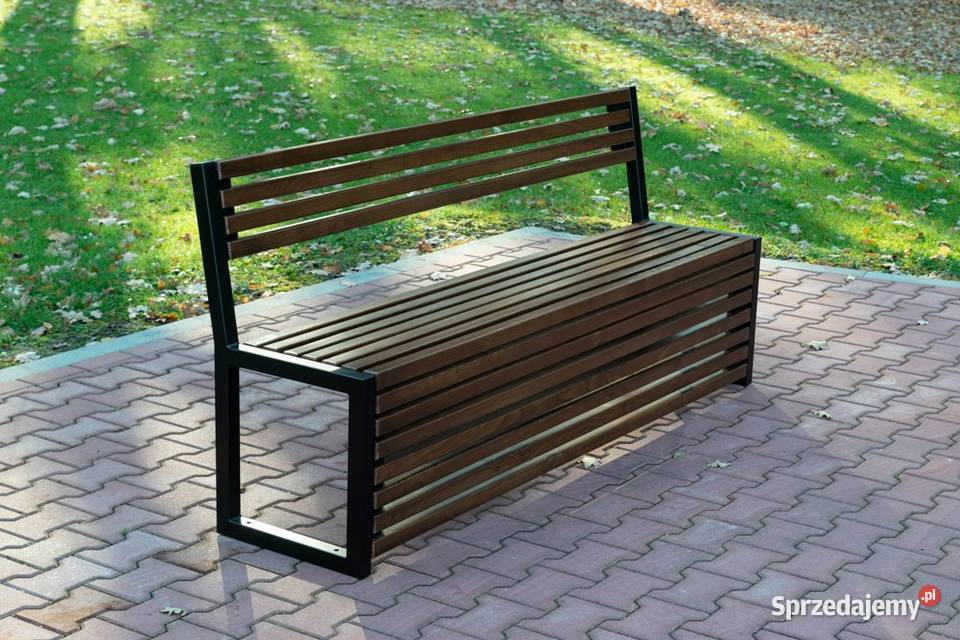 Kosz miejski parkowy na śmieci drewniany stalowy Grodzisk sprzedam