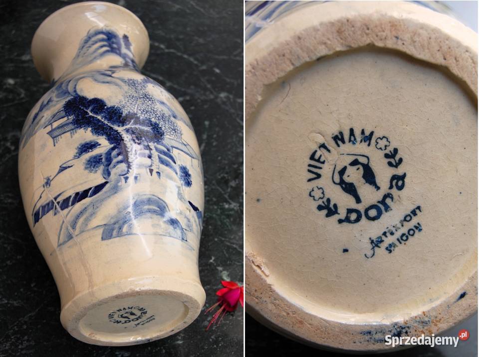 Dona Vietnam unikat waza kamionkowa wazon Lublin
