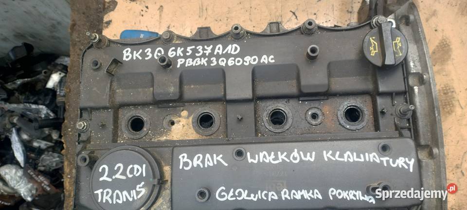 FORD TRANSIT 22TDCI głowica PBBK3Q6090AC ramka Kielce sprzedam