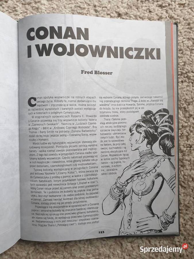 CONAN BARBARZYŃCA kolekcja tom 6 Ludzie Czarnego sprzedam