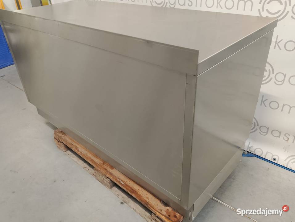 Stół przyścienny zabudowany z 2 półkami Wrocław