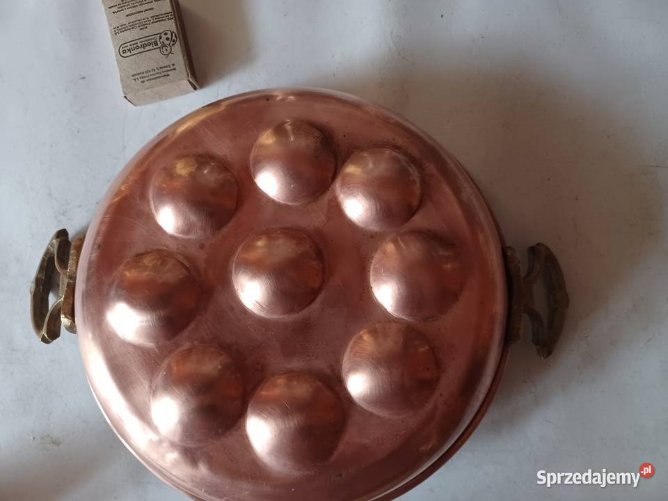 Piękna patelnia miedziana Poznań sprzedam