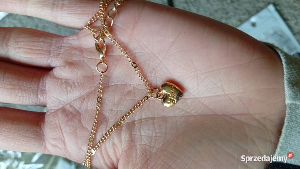 Łańcuszki serce bądź wąż sprzedam