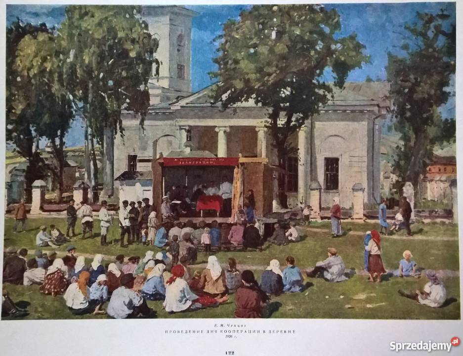 reprodukcja Jefim Czepcow 290 x200 mm malarstwo Szczecin sprzedam