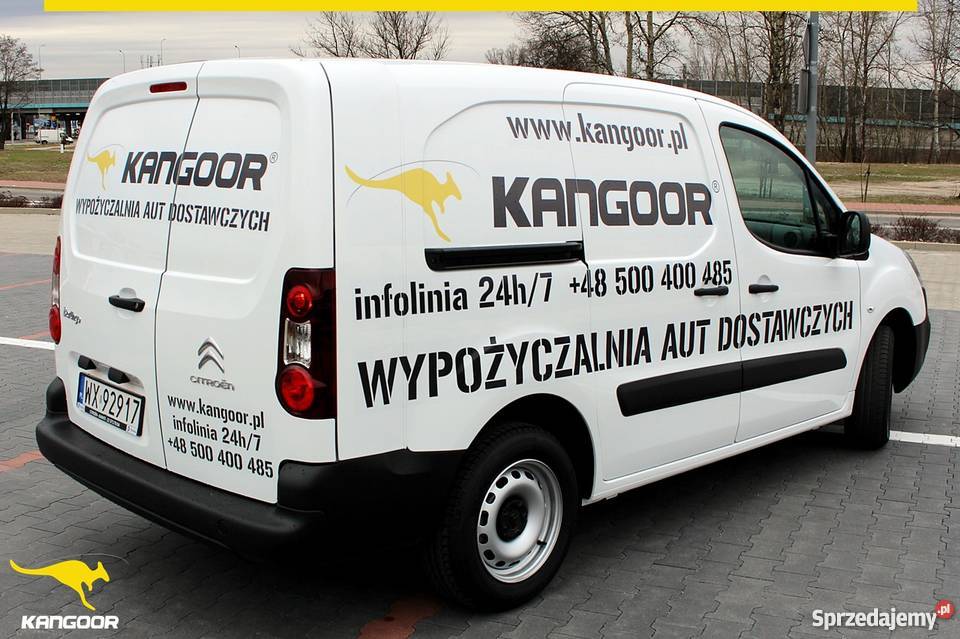 BEZPŁATNY wynajem vanów z OC sprawcy KANGOOR małopolskie Kraków