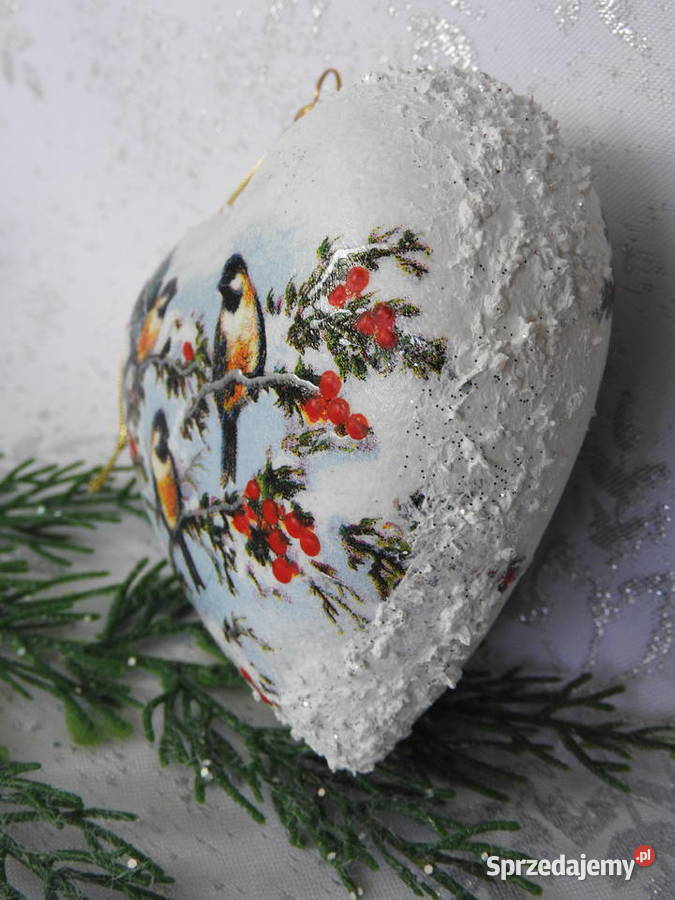 Bombka handmade prezent swięta BN Boże Narodzenie Bytom