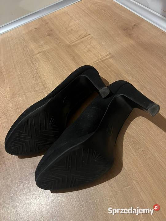 Czarne wygodne obcasy 41 Sole Comfort pomorskie