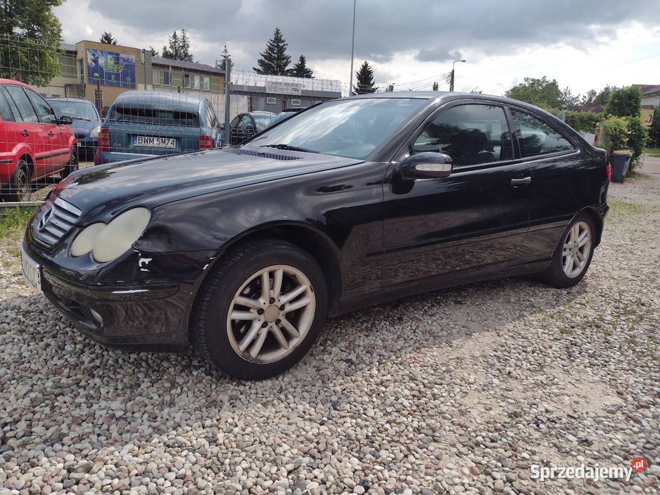 Mercedes C200 Coupe Benzyna 2001 Kompressor VAT marża Białystok