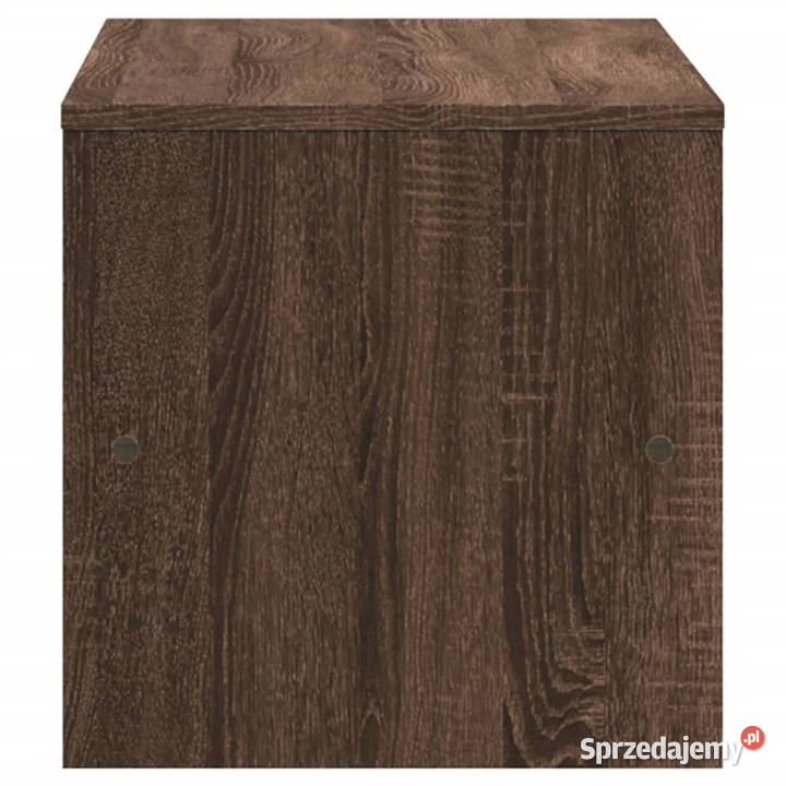 Szafka pod TV brązowy dąb 120x40x40 WM835566 Meble